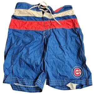 Men's Chicago Cubs XL Swim Board Shorts Trunks Genuine MLB Merchandise Blue